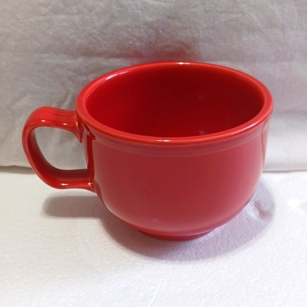 HLC USA Fiestaware Jumbo Soup Chili Capuccino Mug in Scarlet Red